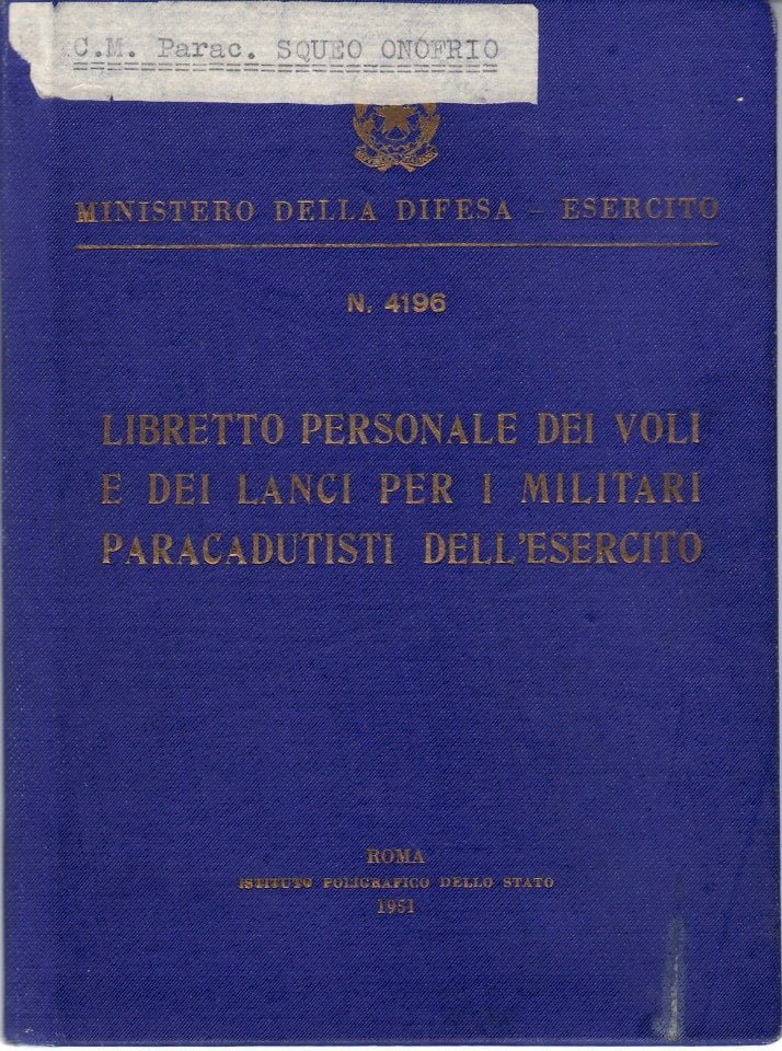 LIBRETTO LANCI Onofrio Squeo